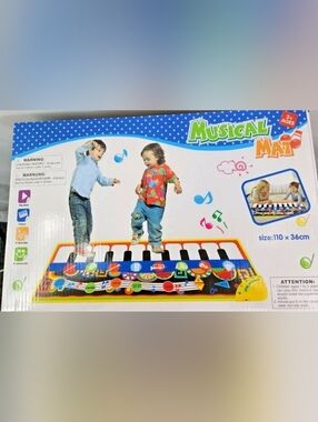 Kids Musical Mat, Piano Music Keyboard, Dance Floor Mat FUN!!!3+ New In Box